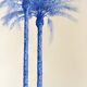 Dessin Palmiers Bleu