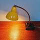 Casserole lamp in yellow lacquered metal and black marble, 1950s