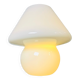 Opaline Glass Mushroom Table Lamp By Paolo Venini For Venini, Italy 1970S