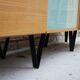 Enfilade pieds métal compas
