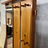 Vintage solid pine wardrobe