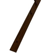 2 portemanteaux muraux danois vintage en teck