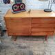 Vintage chest of drawers, Czech row1960, Jiří Jiroutek, vintage