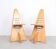 Chaises en bois ajustables Lundi-sit, Lundia années 1980.