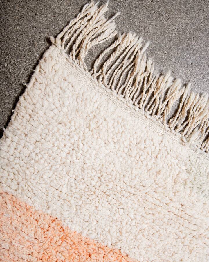 Tapis beni ouarain traditionnel fait main
