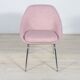 Fauteuil chrome et tissu , années 1960