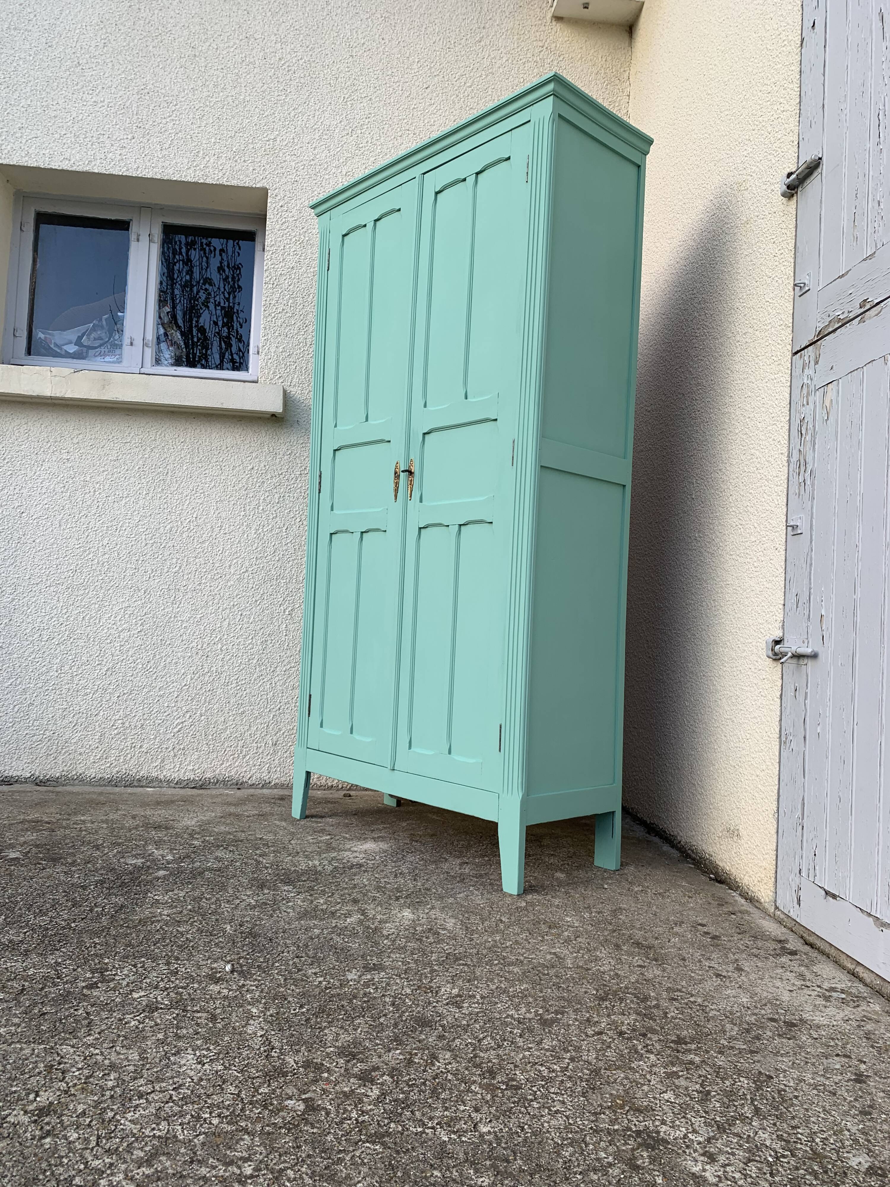 Parisian wardrobe art deco panel 1940