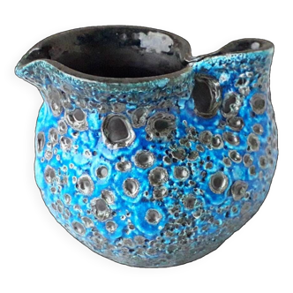 Blue milk jug