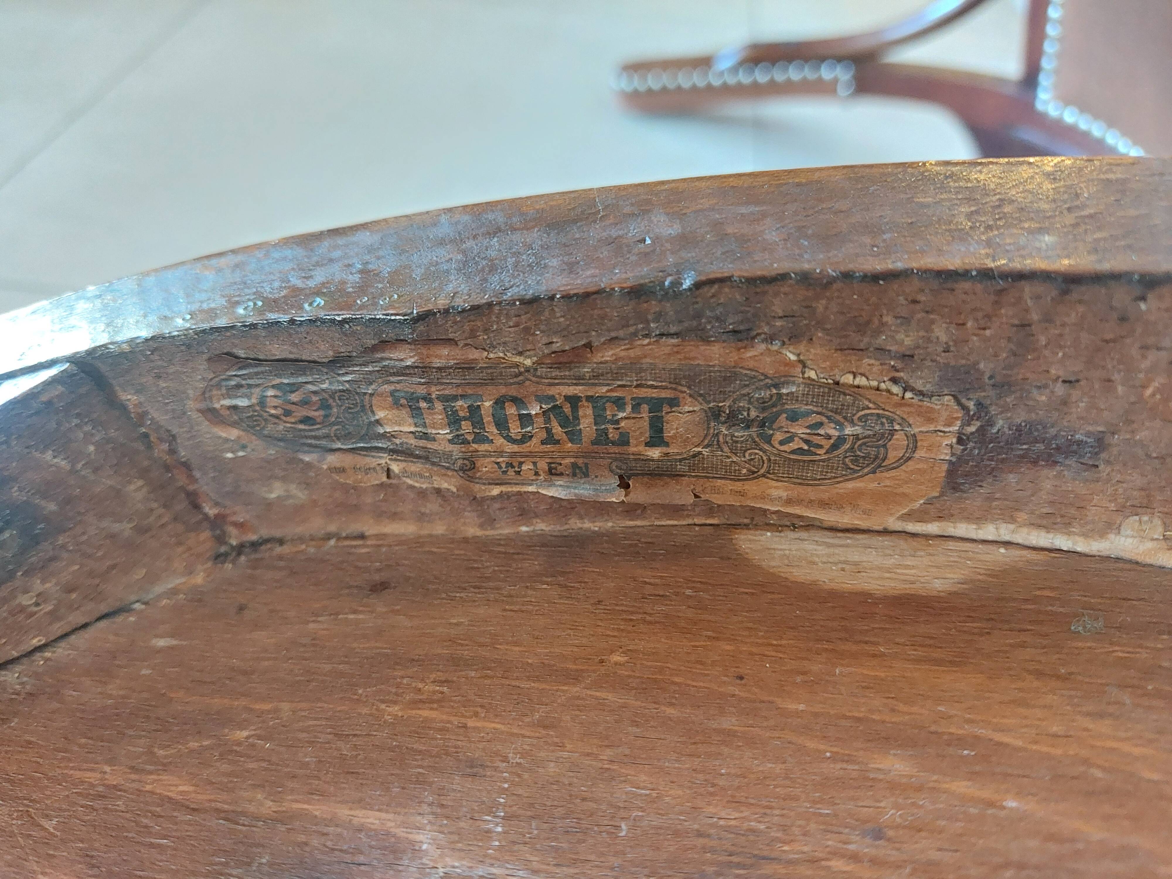 2 vintage Thonet armchairs