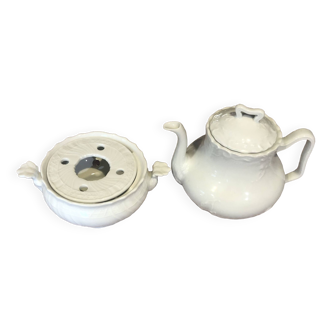 Hutschenreuther form dresden white porcelain teapot