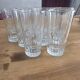 10 large vintage striped glasses