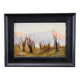 Old Winter Landscape Painting Signed Paul Berthier 1900