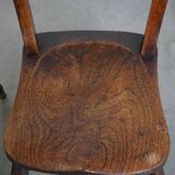 Set of 12 antique English Oxford dining/kitchen chairs