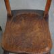 Set of 12 antique English Oxford dining/kitchen chairs
