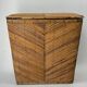 Pencil reed rattan bamboo chest or trunk, 1950s-1960s