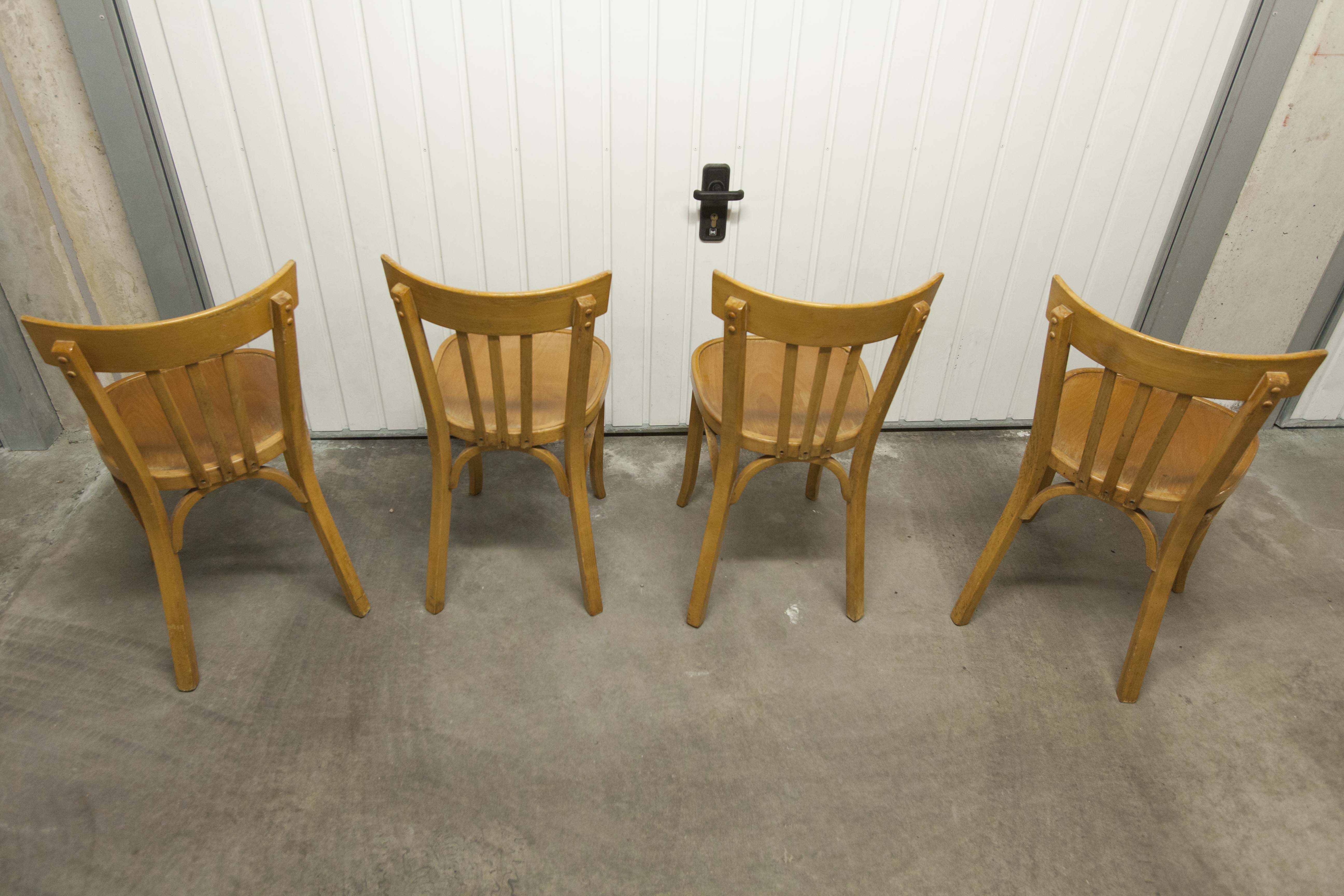 Set of 4 chairs baumann 1981