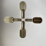 Ancien porte couteau 4 Christofle modèle raquette Luc Lanel designer Art Deco box