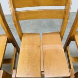 3 homemade chairs Regain selection Perriand for Les Arcs 1600
