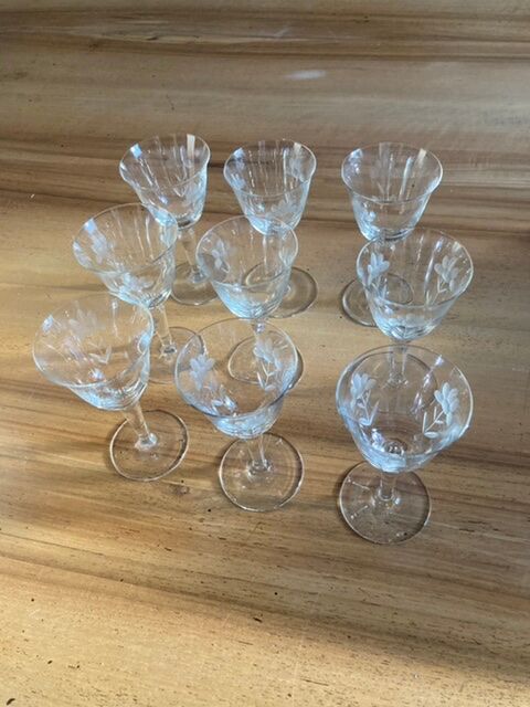 Lot de 8 verres pour l’apéritif