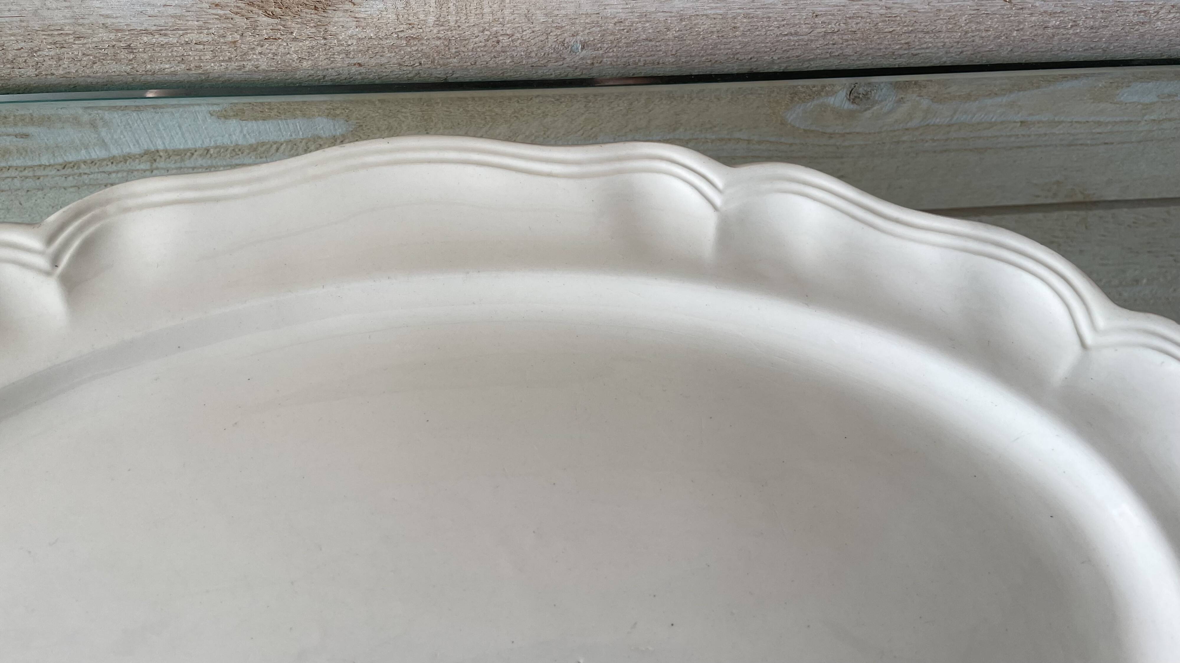 Sarreguemines France vintage oval serving dish