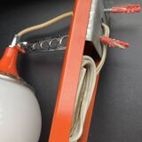 Set of two vintage orange wall lights from the 70s