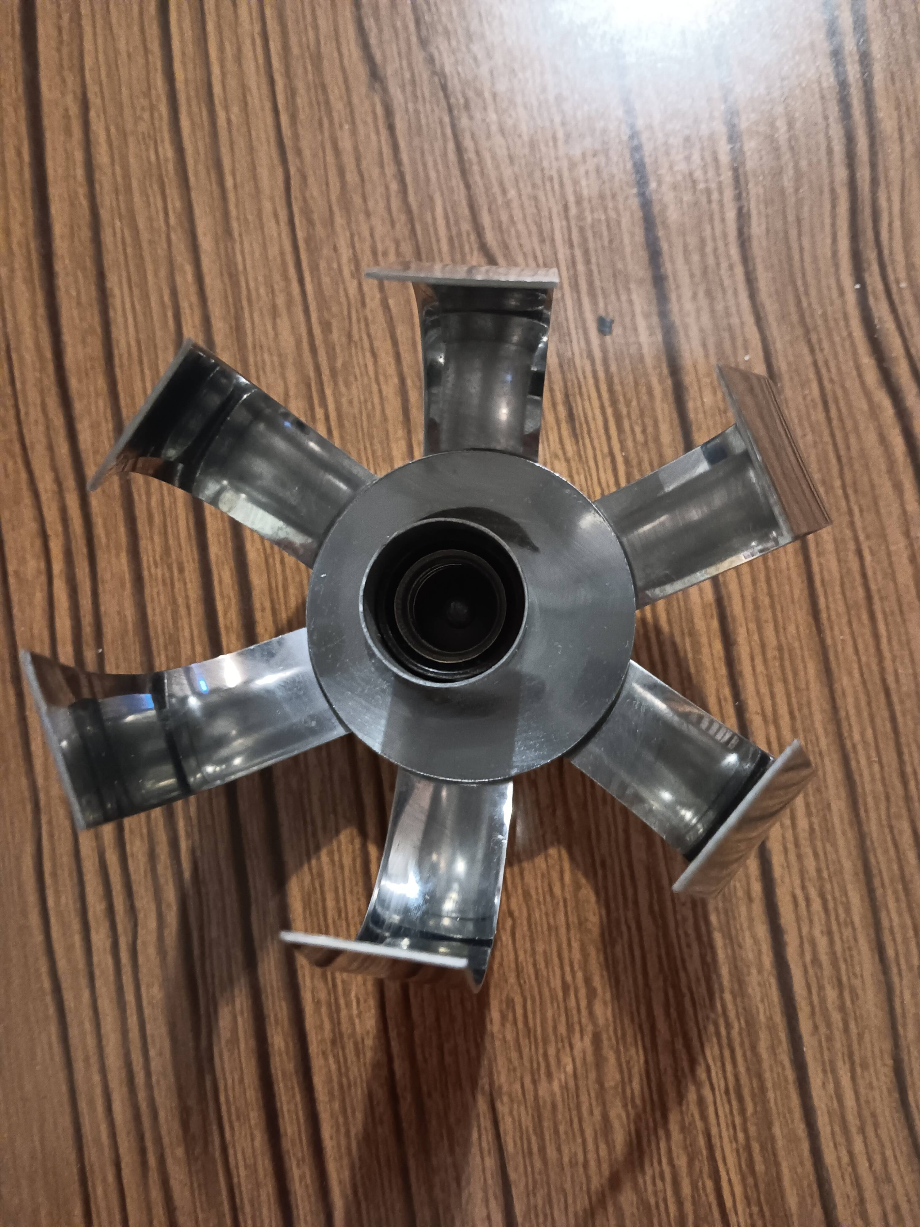 Space-age flower applique