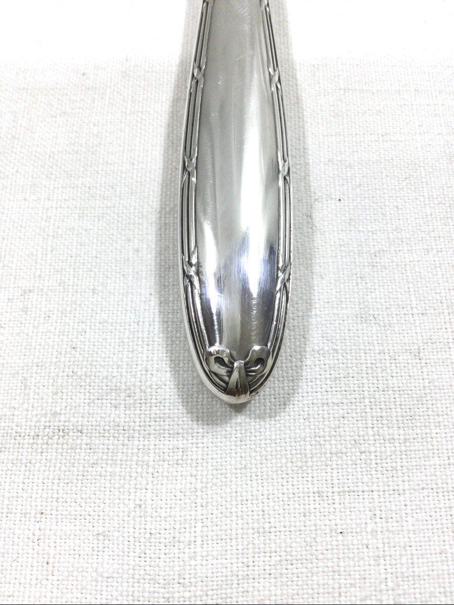 Christofle - Cross ribbon entremet knives