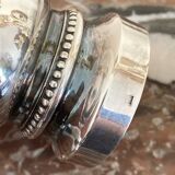 Silver metal pepper mill