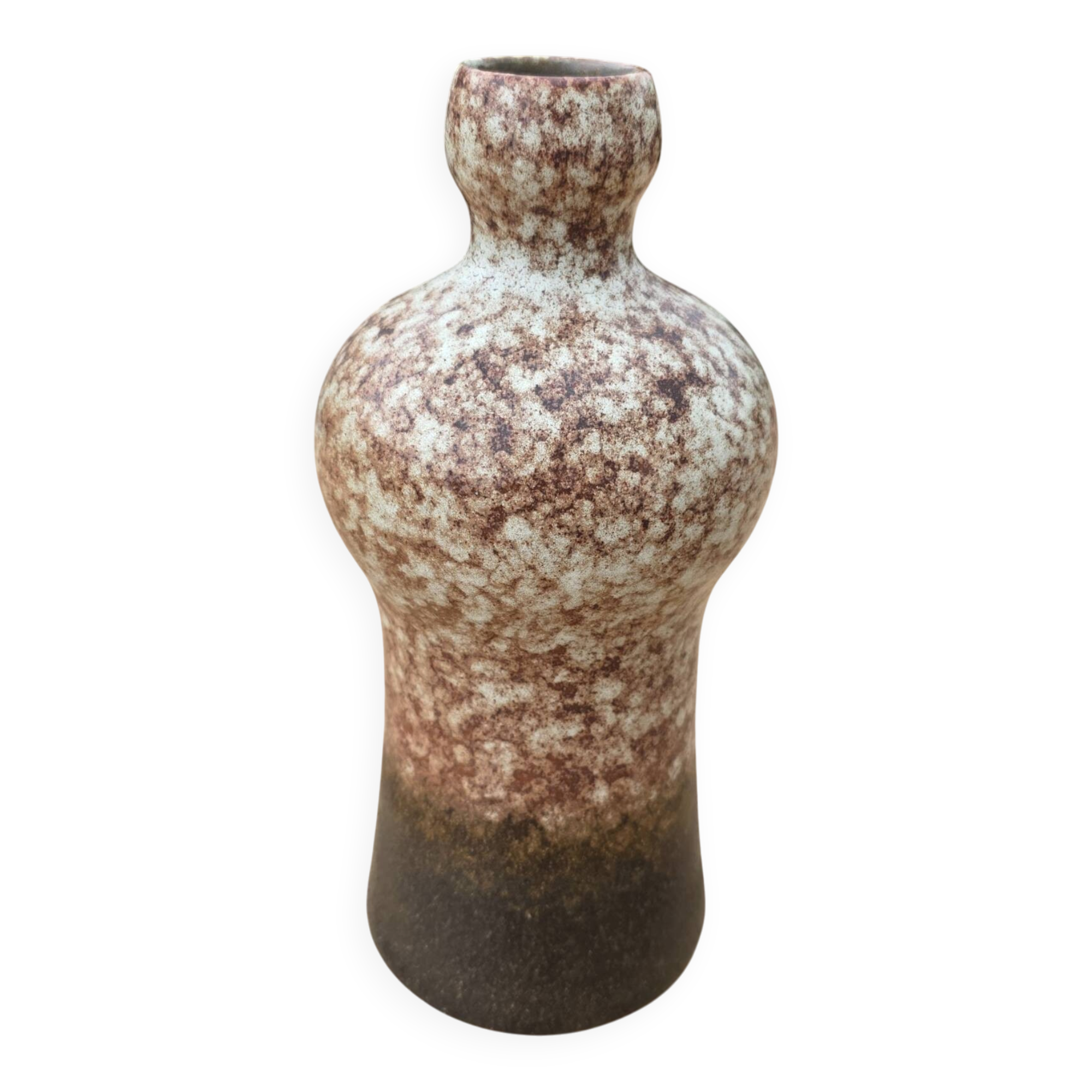 Vintage Strehla 1432 RDA German Ceramic Vase from the 1970s