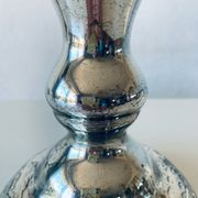 Eglomise glass candle holder