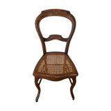 Chaise de style Napoléon III cannée