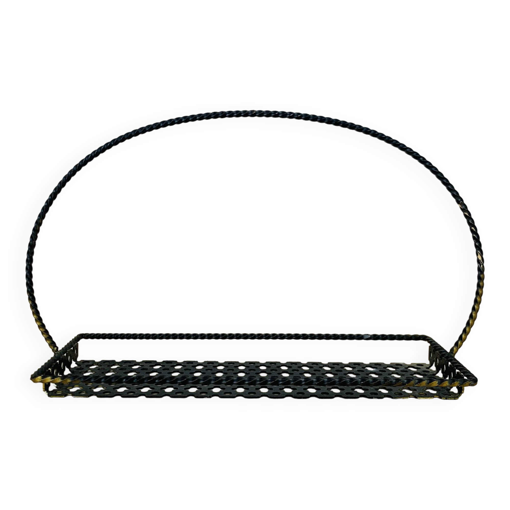 Perforated metal tray from the 50s