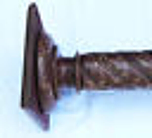 Colonne formant sellette en bois peint faux marbre ep Napoléon lll