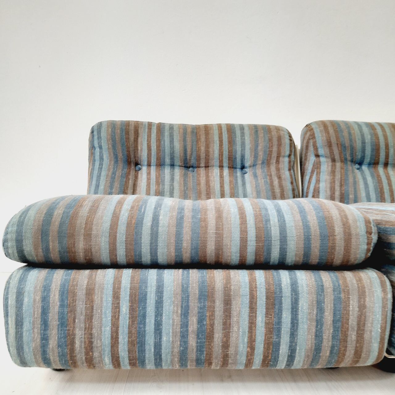 Three vintage armchairs, model Amanta Design Mario Bellini for C & B.