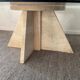 Vintage coffee table in travertine and smoked glass 70s