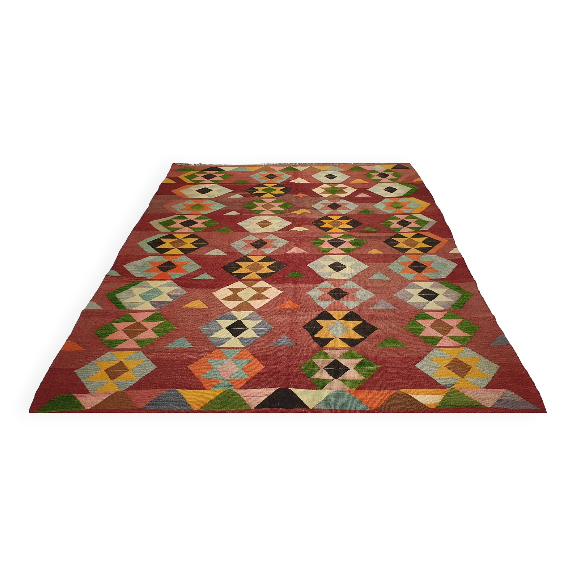 Turkish kilim rug, 240x152 cm, MYK-846