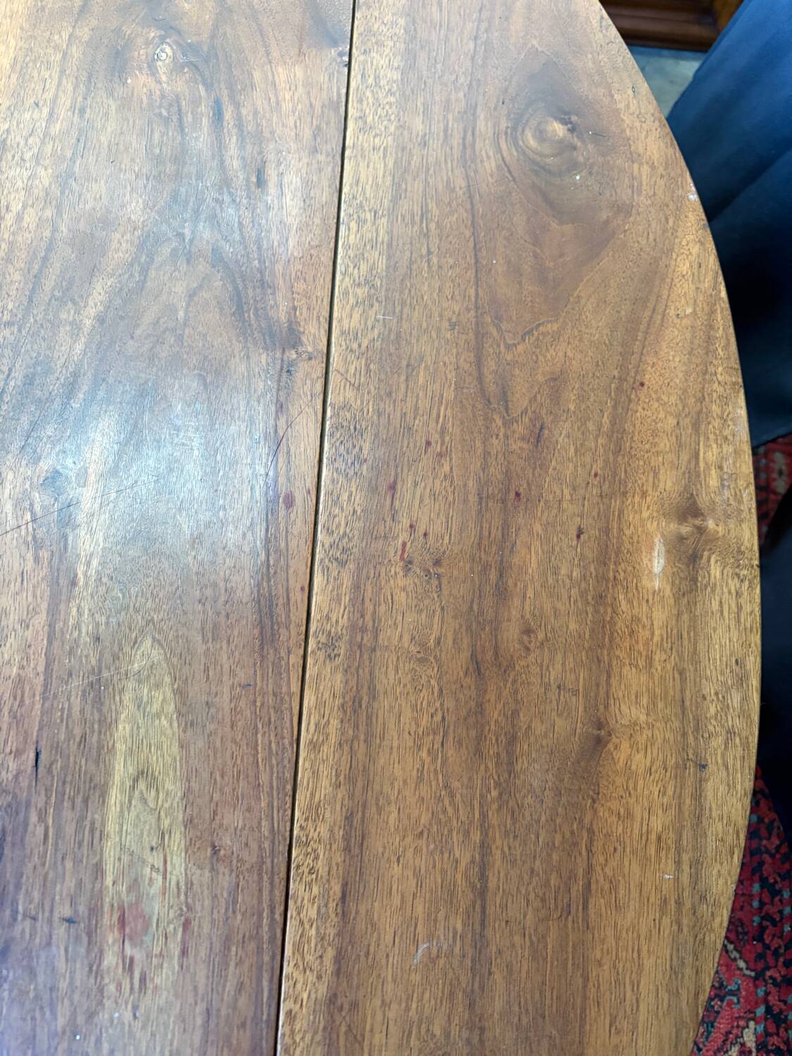 Table basse ovale à rabats