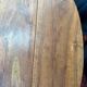 Oval drop-leaf coffee table