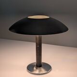 Leather Table Lamp by Metalarte, 1962