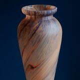 Art Nouveau vase in frosted glass paste