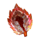 Autumn leaf dish Vallauris