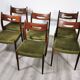 Ensemble de chaises à manger en teck vintage