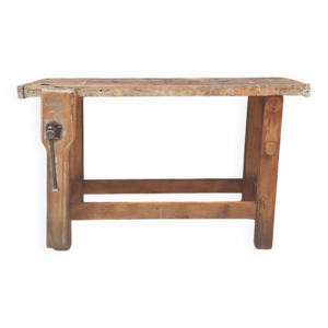 petit établi en chêne