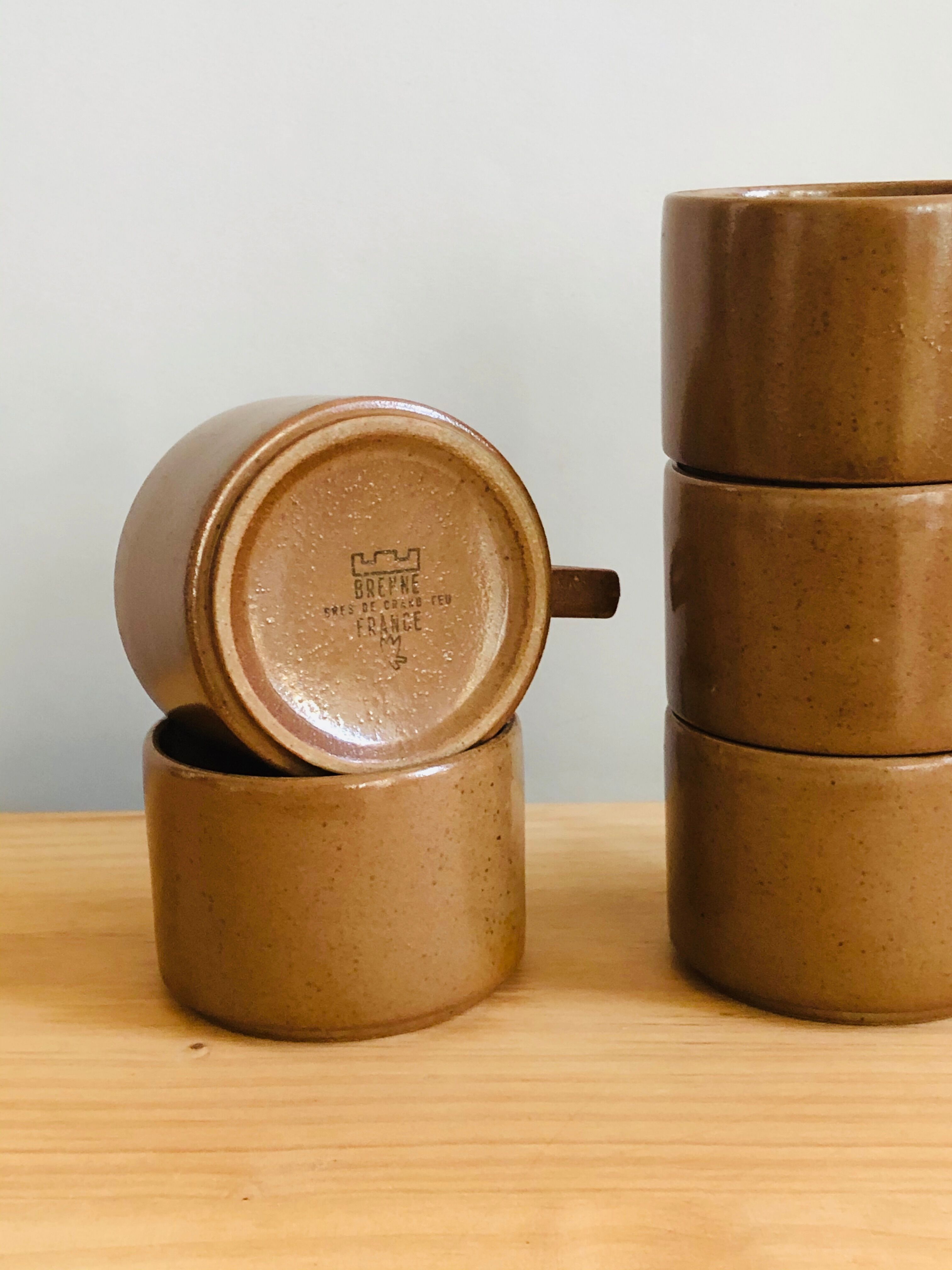 Brenne sandstone 5-cup coffee cup set