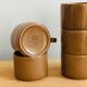 Ensemble de 5 tasses à café en grès de Brenne