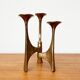 Mid-Century Brutalist Candleholder from Harjes, Germany, 1960s