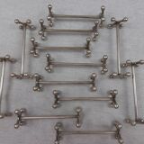 Christofle - 12 ball knife holder 8.5 cm silver metal perfect condition