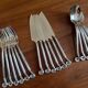 30-piece stainless steel cutlery set - spiral shape, swirls