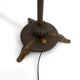 Art Deco reading lamp in bronze and stained glass – Circa 1920