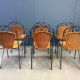 Wicker chairs by Frederick Weinberg, 1960s, set of 6